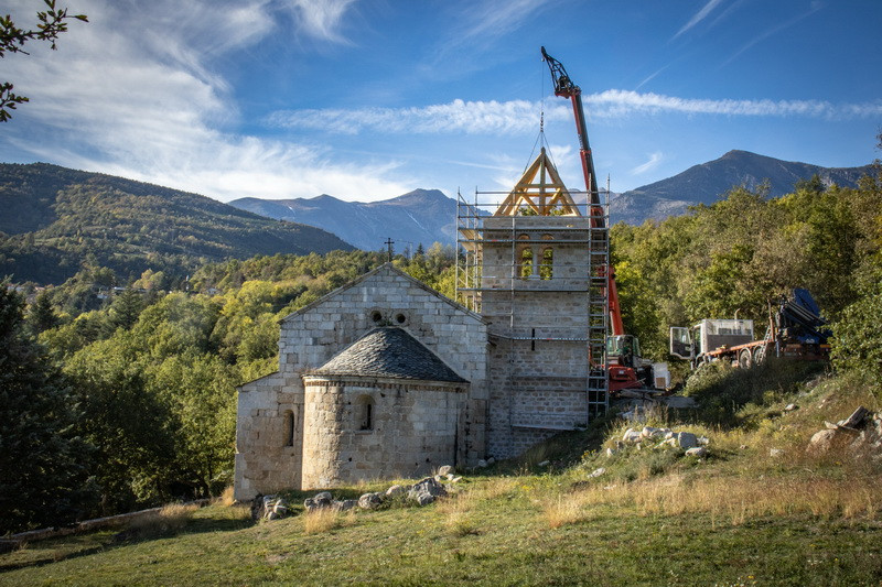 la charpente est en place