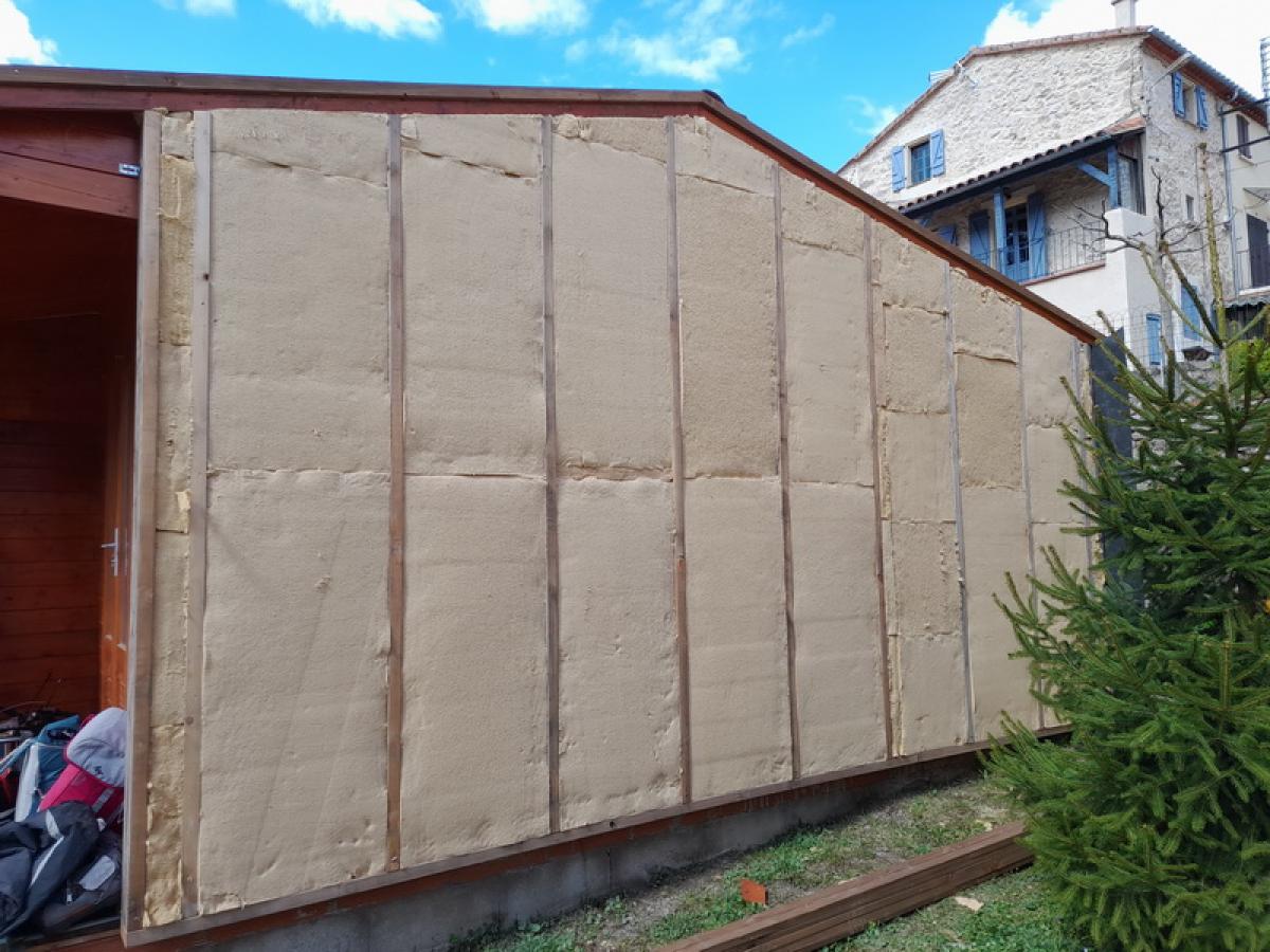 isolant: fibre de bois en 140 mm