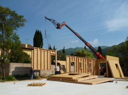 Maison ossature bois à Prades