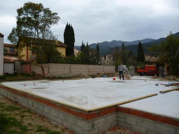 l'implantation avec les lisses basses